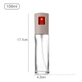 Glass oil bottle Household kitchen supplies Press type injector Simple and modern Separate oil bottles for barbecue